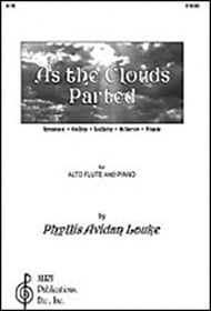 As the Clouds Parted Alto Flute and Piano opt. C flute cover Thumbnail